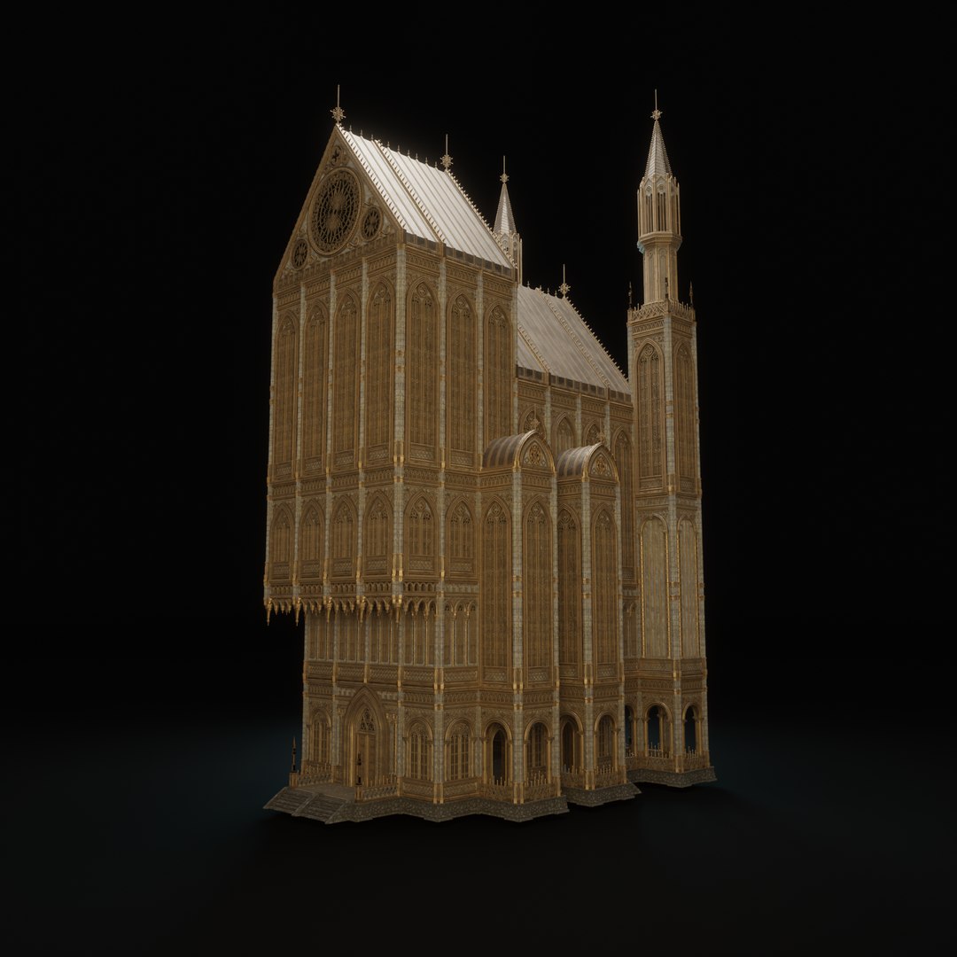 GOTHIC MODULAR BUILDING 7 3D - TurboSquid 2315103