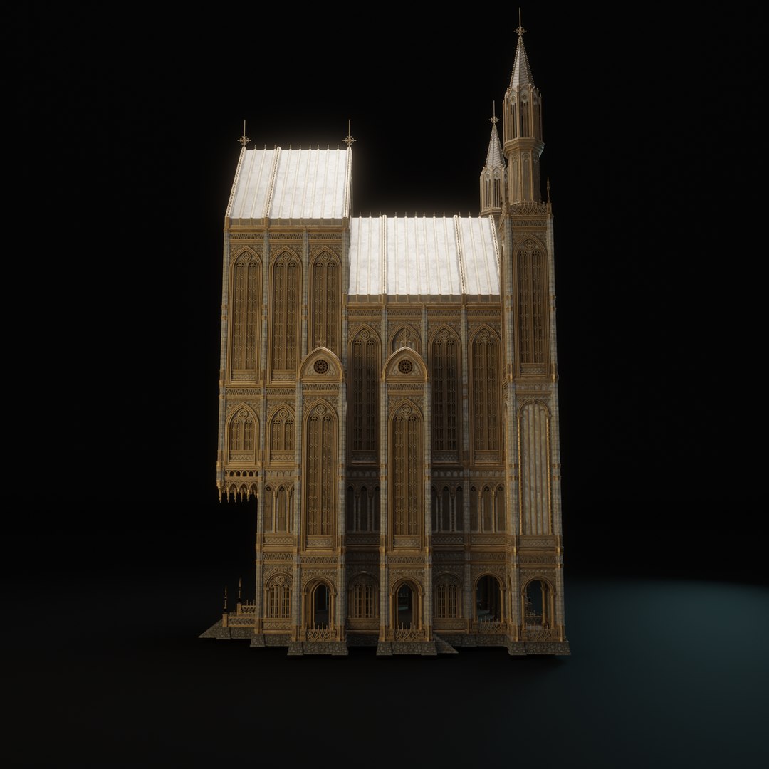 GOTHIC MODULAR BUILDING 7 3D - TurboSquid 2315103
