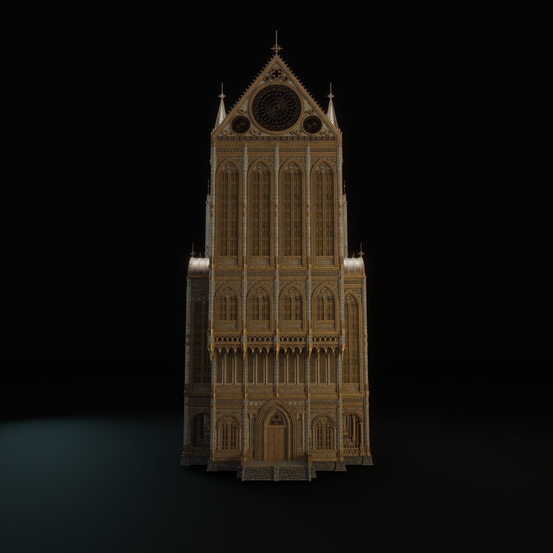 GOTHIC MODULAR BUILDING 7 3D - TurboSquid 2315103