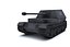 FERDINAND tank lowpoly