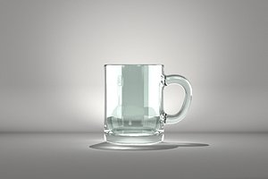 glass cup 3d model