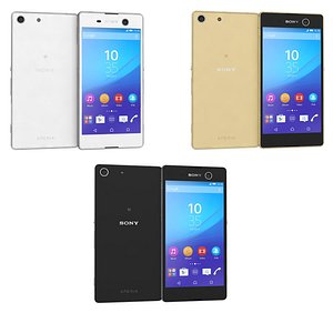3d model sony xperia m5 colors