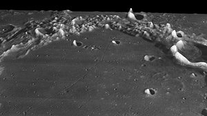 3D Russell Lunar Crater