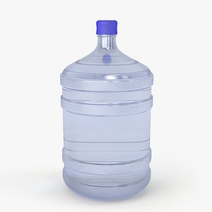 Realistic 5 Gallon Water Cooler Bottle with Water Variations
