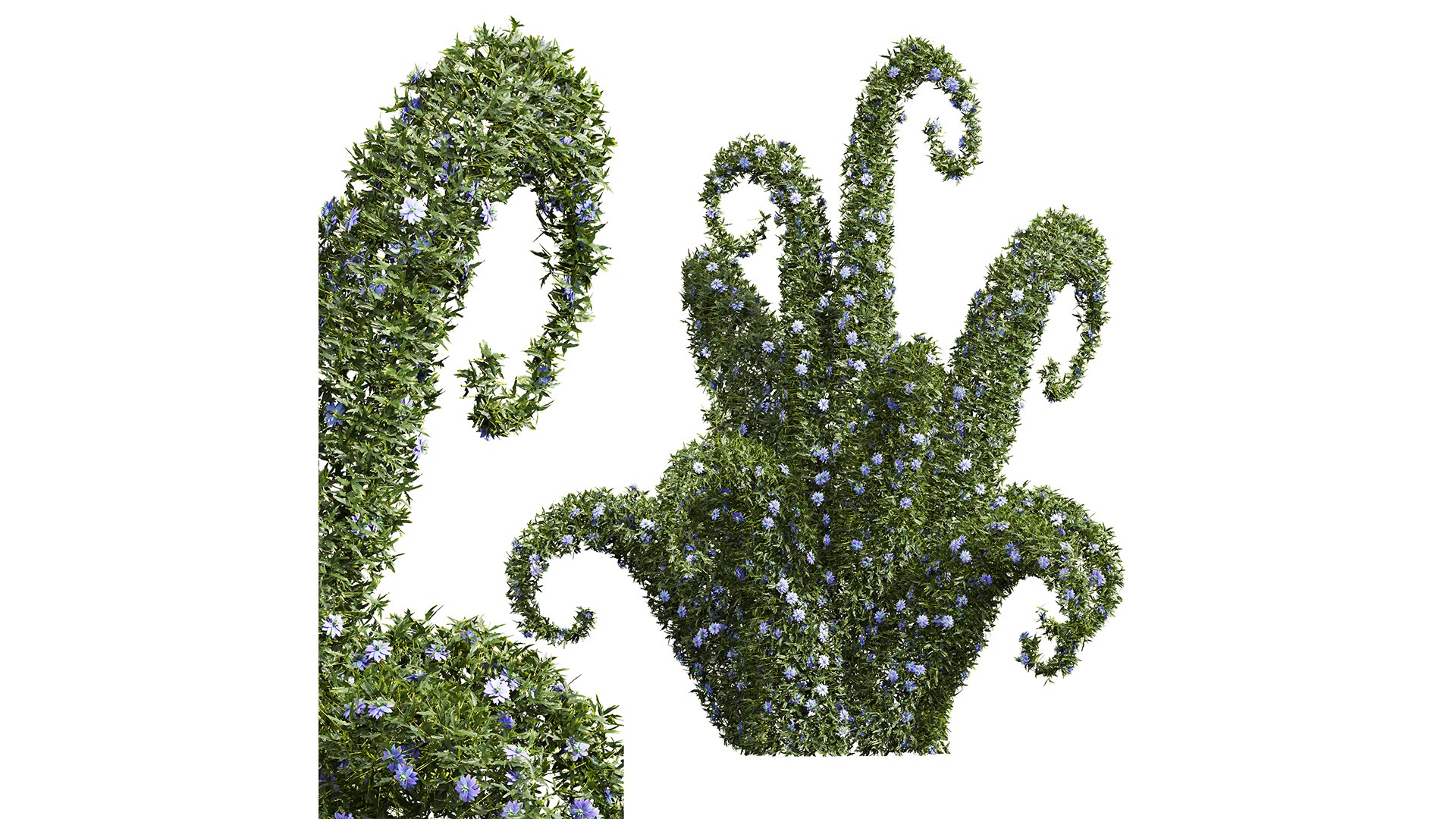 3D 7Different SETS Of Bush Set Vol 39 Model - TurboSquid 2241308