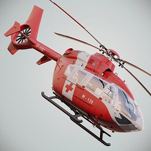 eurocopter ec135 3d model