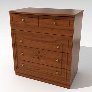 3d chest drawers