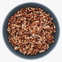 Cooked buckwheat porridge