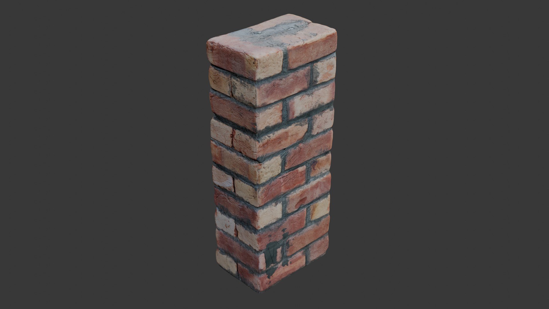 Brick Column Scan 3D - TurboSquid 2395863