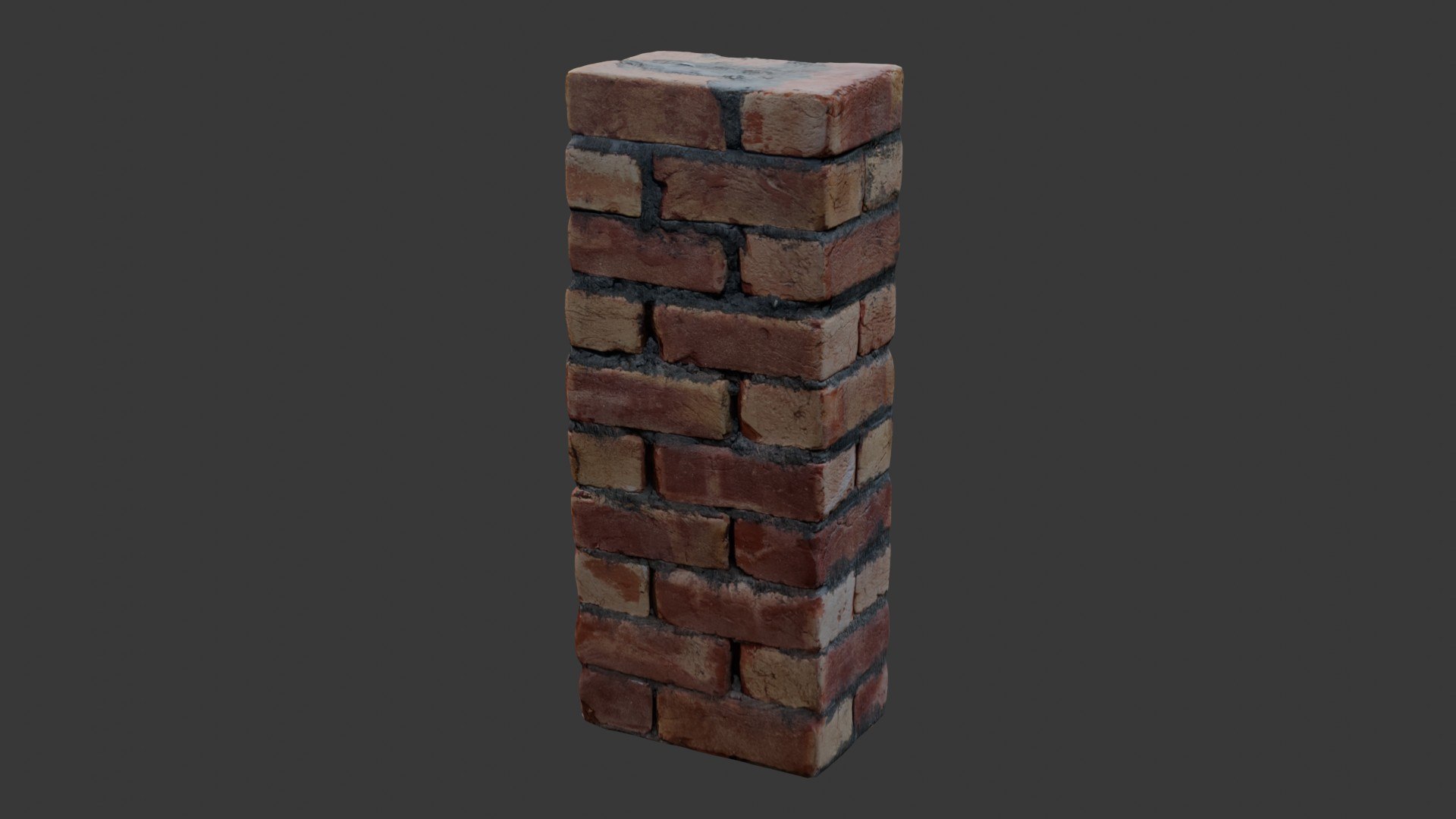 Brick Column Scan 3D - TurboSquid 2395863