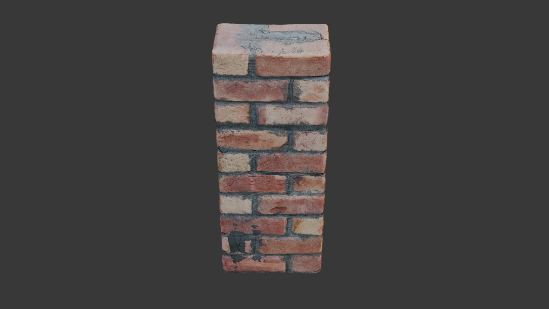 Brick Column Scan 3D - TurboSquid 2395863