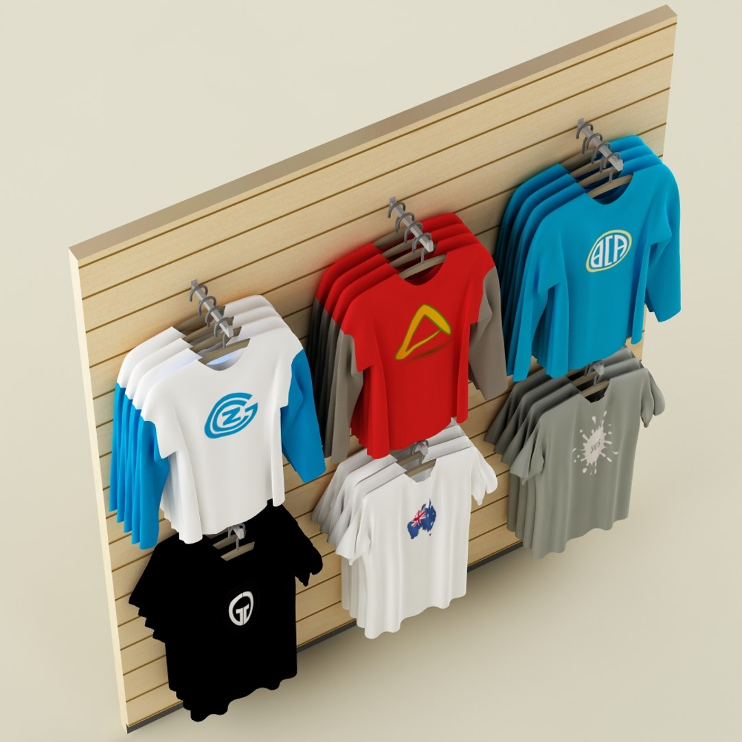 3d model clothes stand