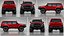 Nissan Patrol GU 4WD model 3D pojazdu terenowego