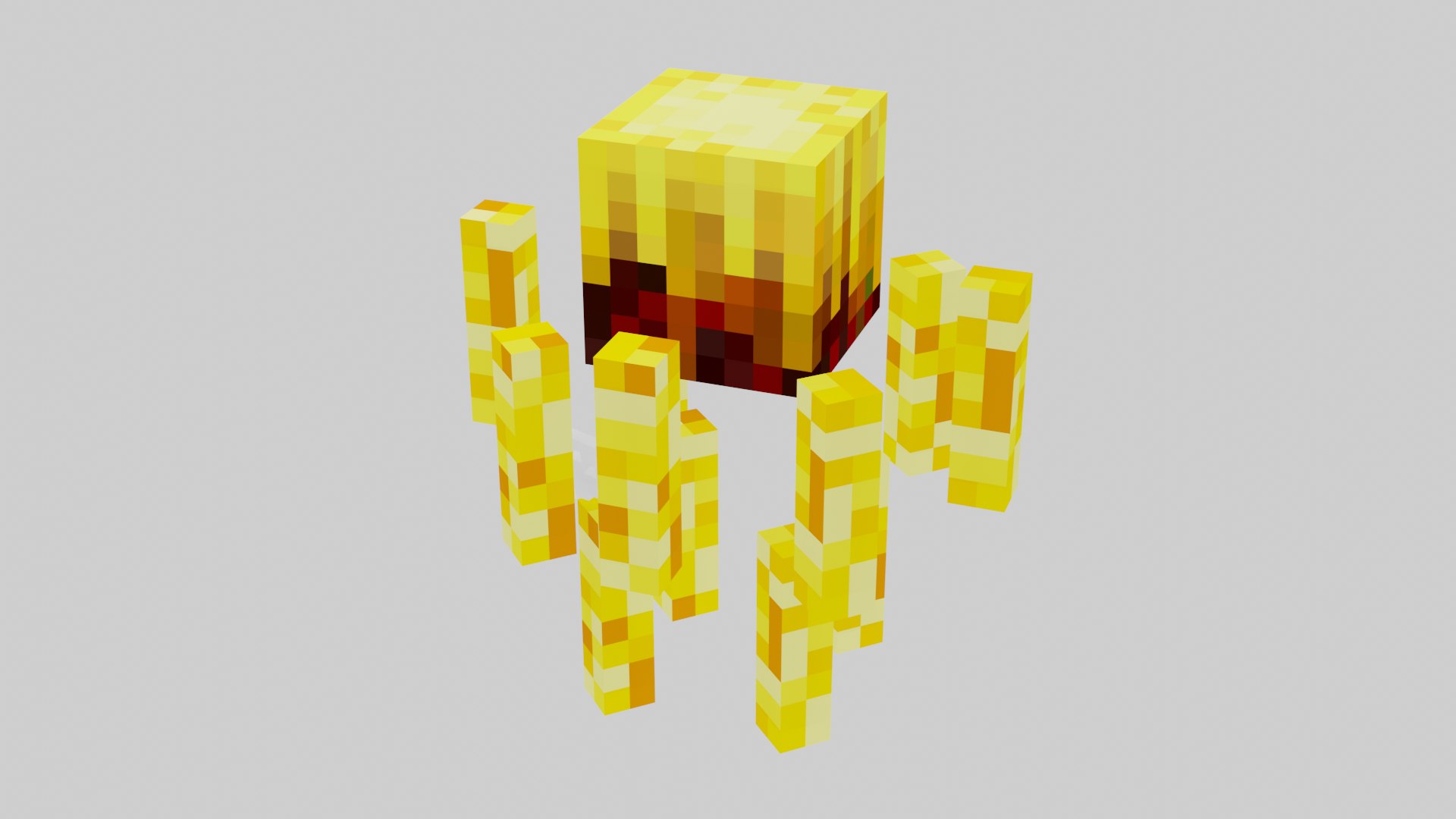 Minecraft Blaze Rigged 3D model https://p.turbosquid.com/ts-thumb/KM/n2jD3d/HA/minecraftblaz_280/png/1666646007/1920x1080/fit_q87/8235719f9de8fdba9fc1b82fb30c5bcceff7fcbb/minecraftblaz_280.jpg