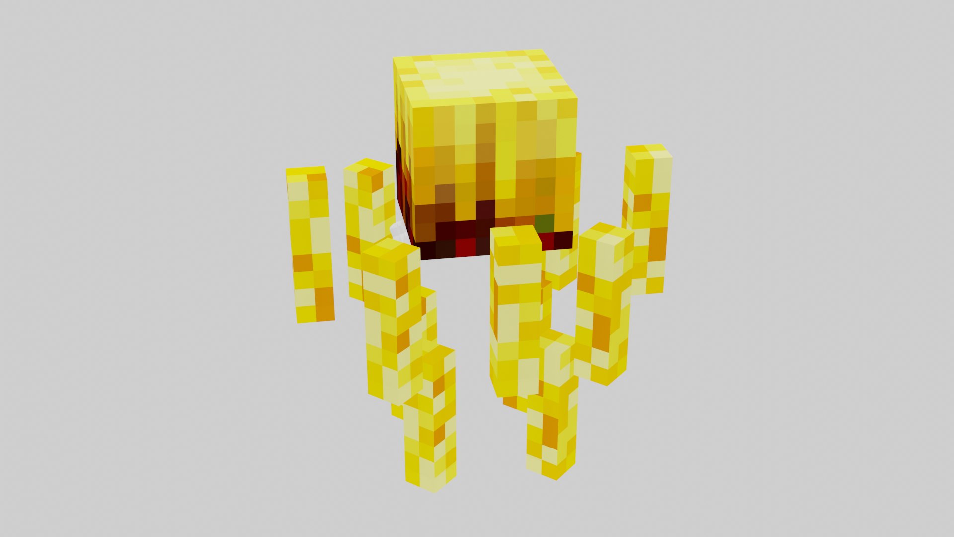 Minecraft Blaze Rigged 3D model https://p.turbosquid.com/ts-thumb/KM/n2jD3d/pA/minecraftblaz_340/png/1666646012/1920x1080/fit_q87/9c6aae360a99c39e957967e570a0956c6c17746c/minecraftblaz_340.jpg