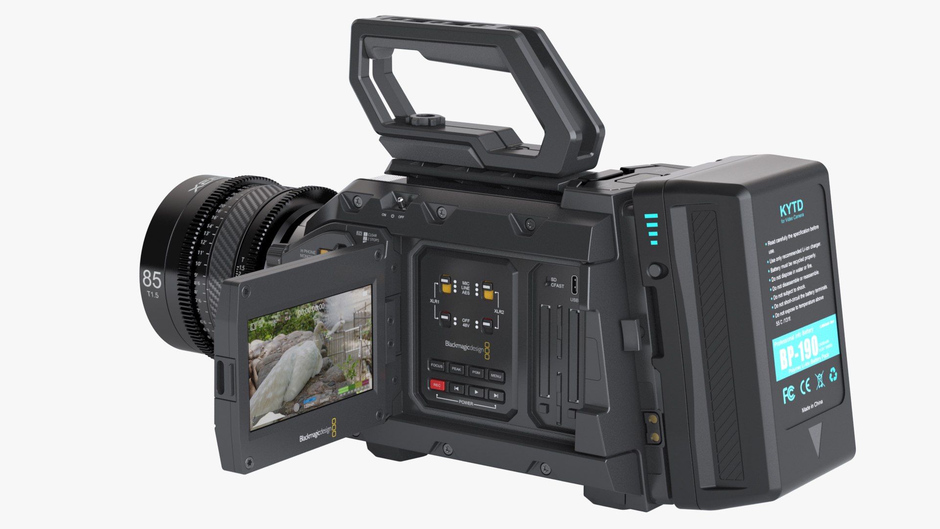 Photoreal Camera Blackmagic Ursa 3D Model - TurboSquid 1657407