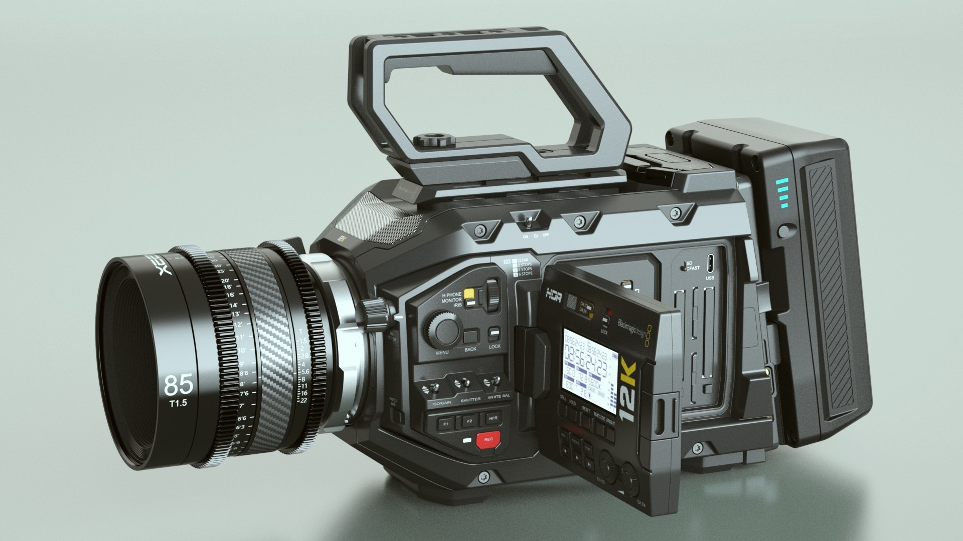 Photoreal Camera Blackmagic Ursa 3D Model - TurboSquid 1657407
