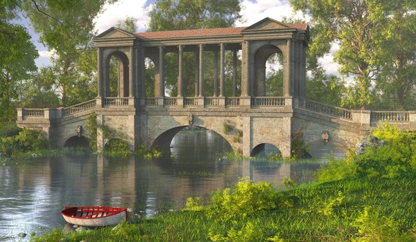 The Palladian Bridge 3D model