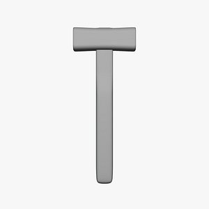 Hammer - Geometry Only No Textures No Materials 3D model