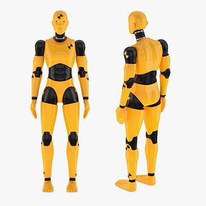 3D model crash test dummy