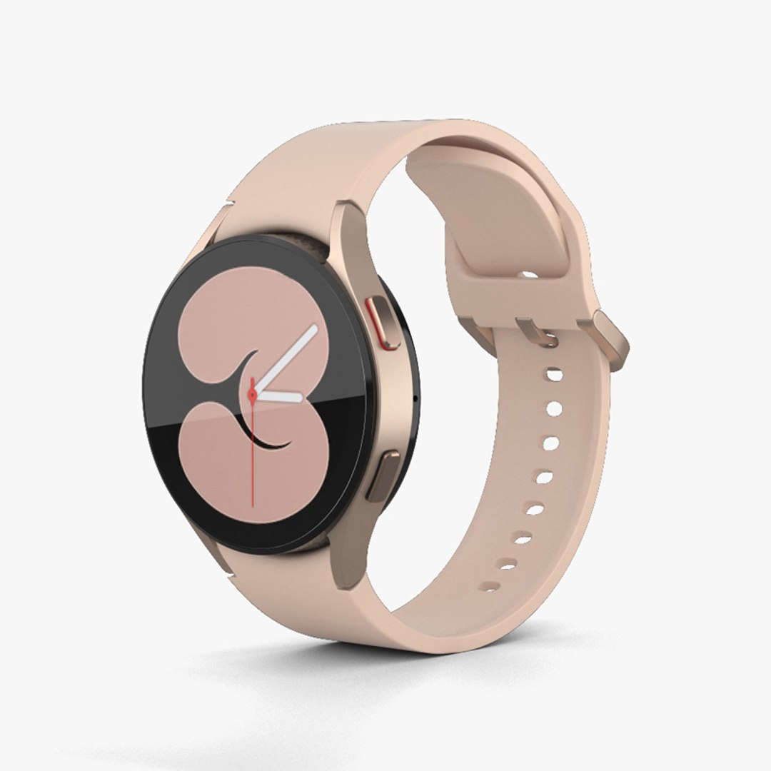 Samsung Galaxy Watch 4 Pink Gold 3D model - TurboSquid 1849651