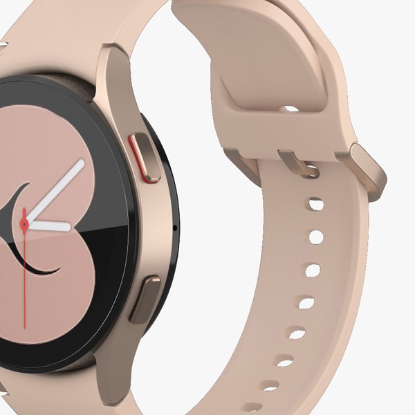 Samsung Galaxy Watch 4 Pink Gold 3D model TurboSquid 1849651