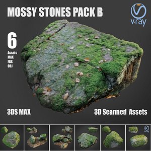 Mossy stones bundle B
