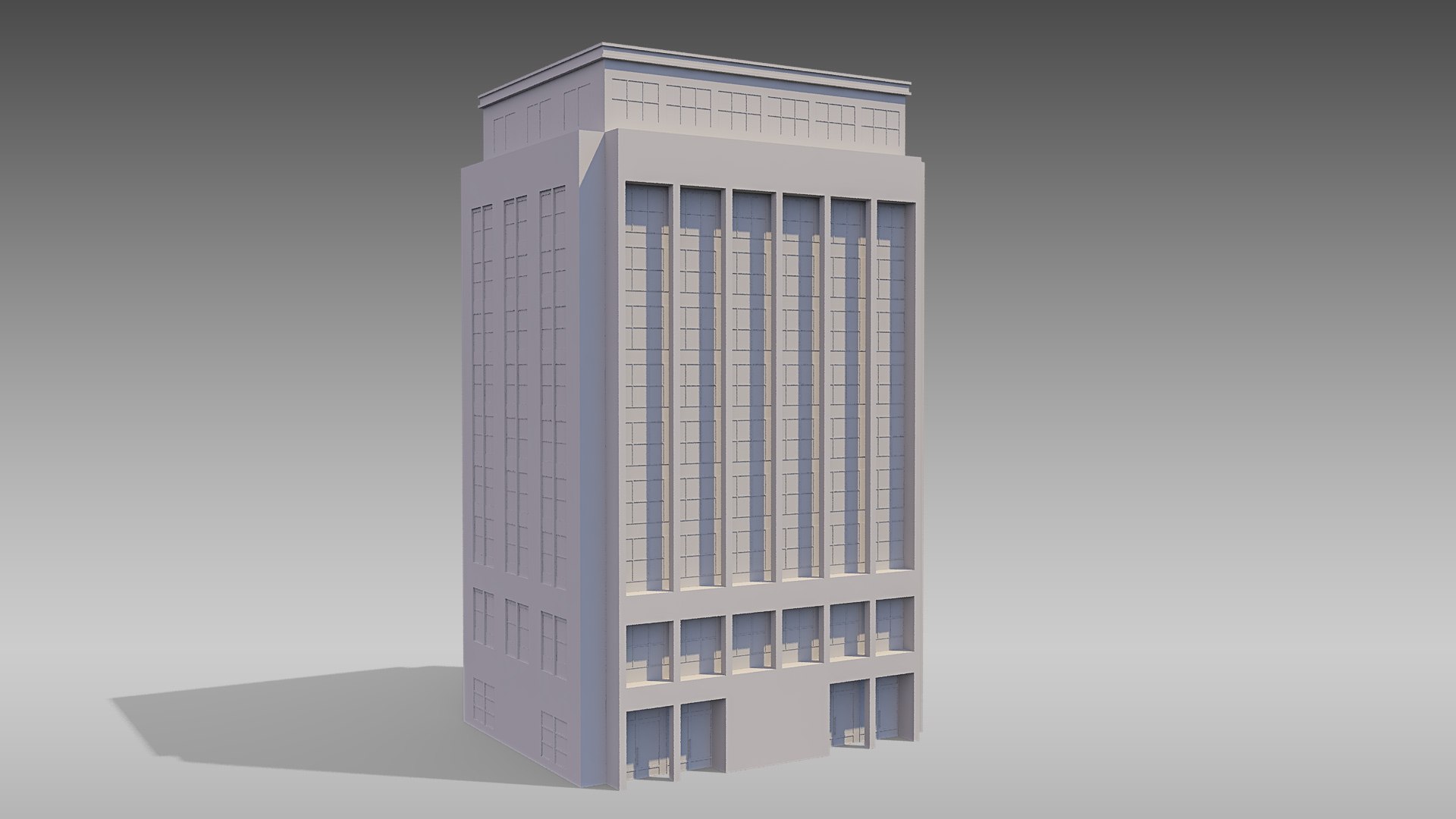 Commercial Building 009 3D Model - TurboSquid 1725104