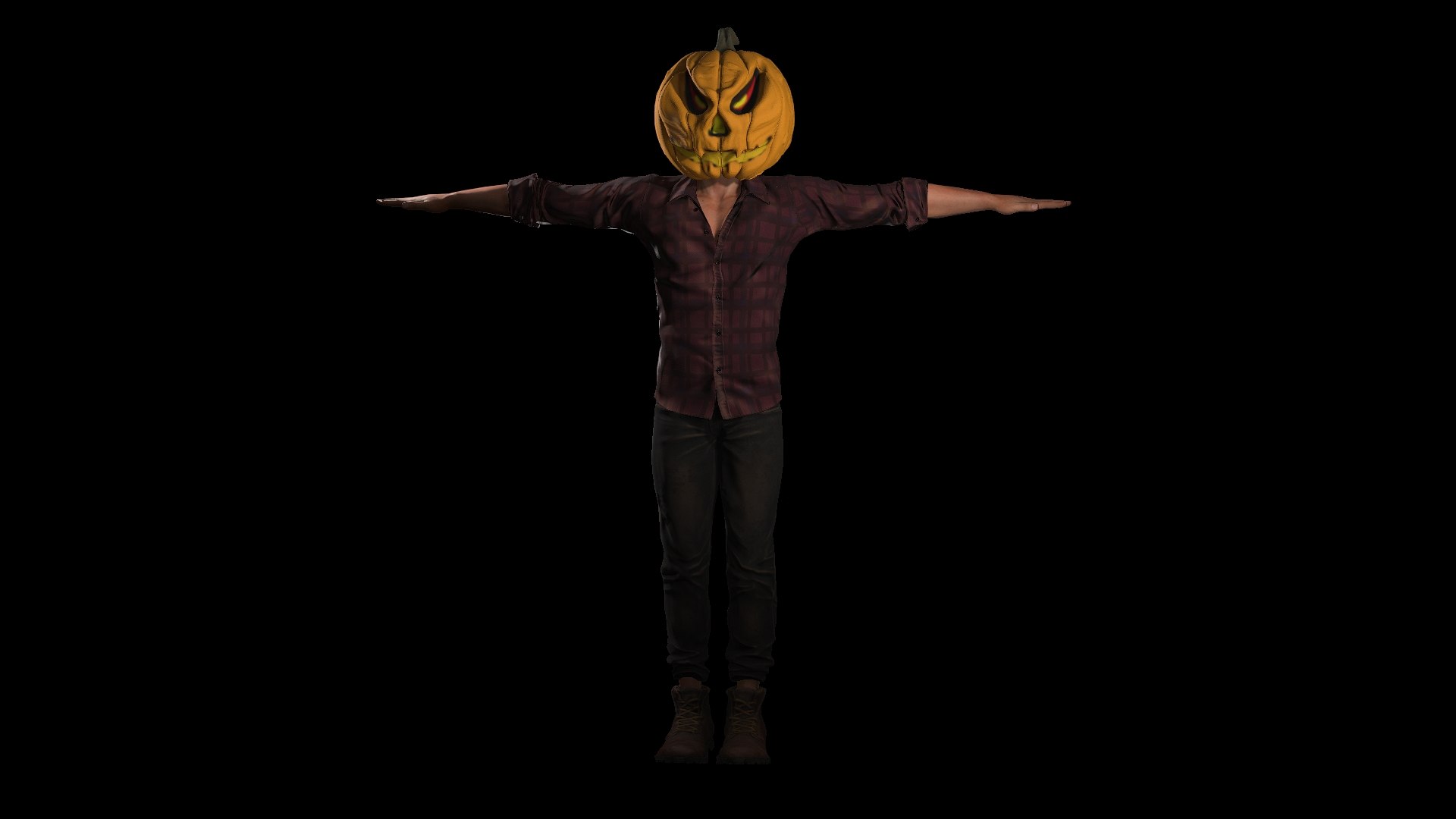 Pumpkin Head Man 3D - TurboSquid 2144271