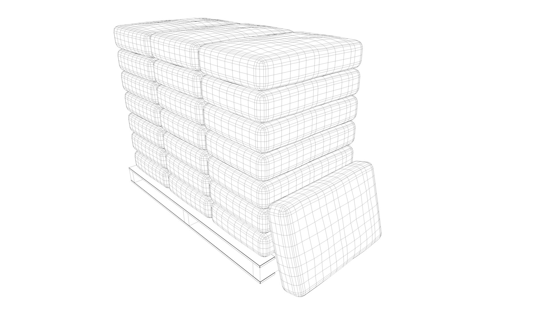 Pallet Paper Packs Model - TurboSquid 1530515