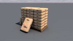 Cement Bags on Pallet