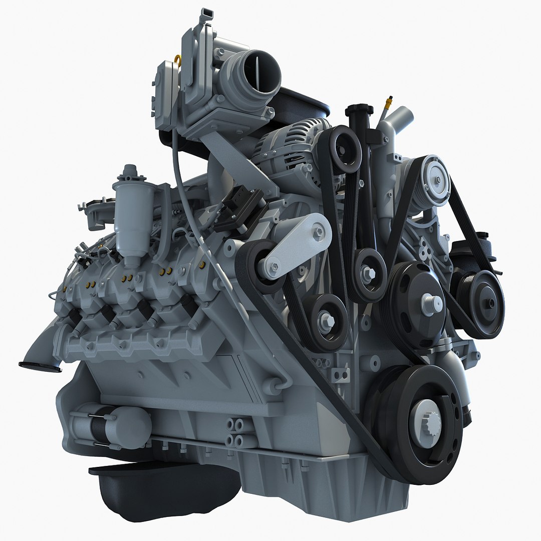 3d Duramax Engine