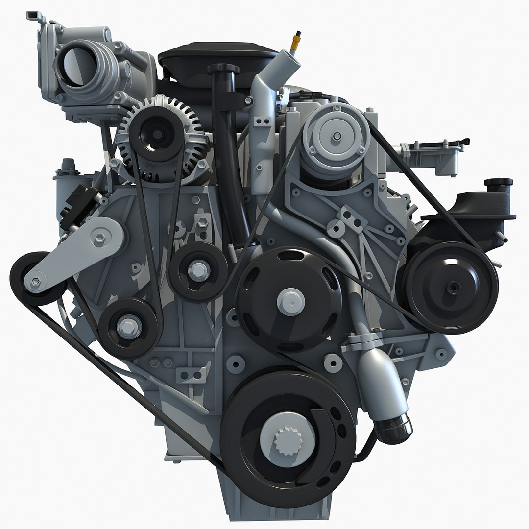 3d Duramax Engine