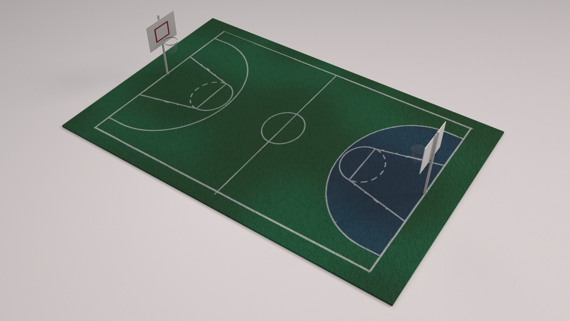 3D Model Basketball Court TurboSquid 2034585