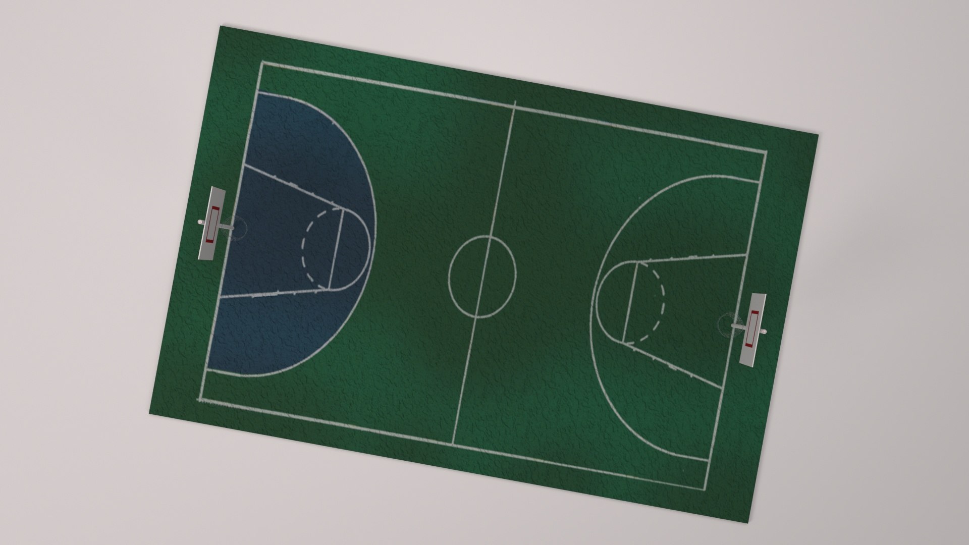 3D Model Basketball Court TurboSquid 2034585