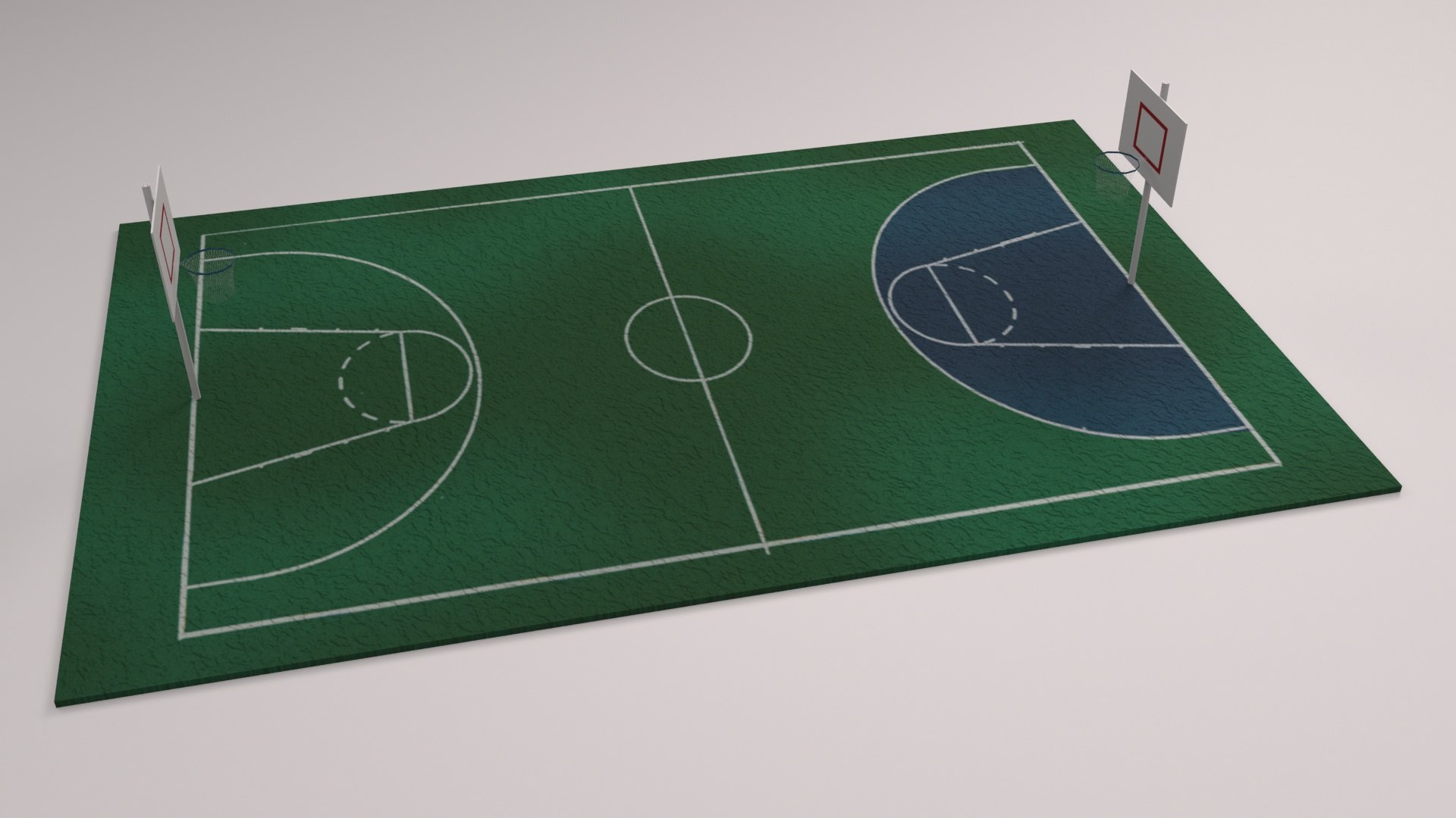 3D Model Basketball Court TurboSquid 2034585