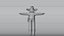 Minimal Cowboy 3D Cartoon Character