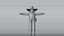 Minimal Cowboy 3D Cartoon Character