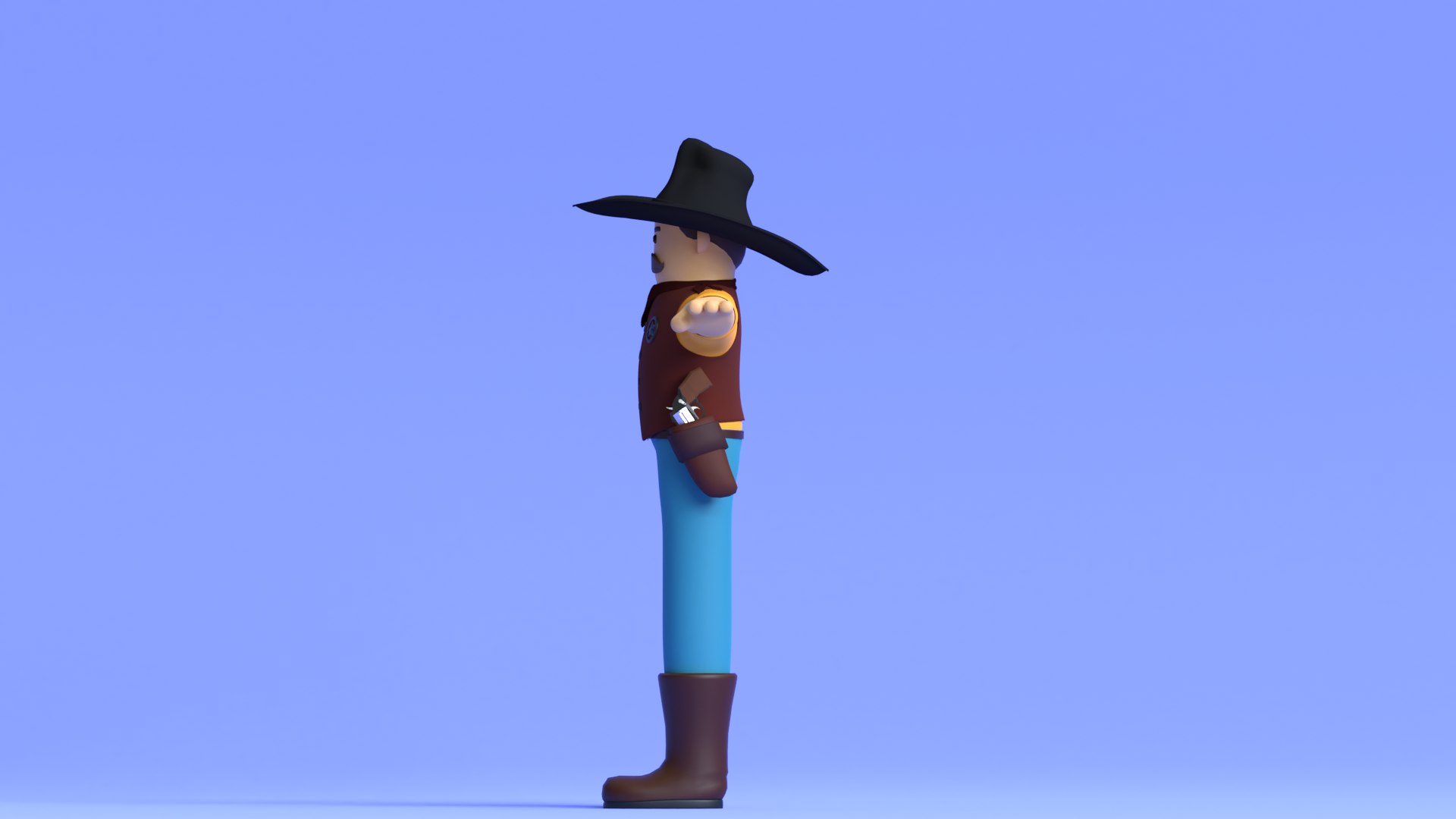 Minimal Cowboy 3D Cartoon Character model https://p.turbosquid.com/ts-thumb/KN/AgCD3Q/Xl/cycle3/png/1633183974/1920x1080/fit_q87/dd51031a4d723dc5f02a46c6a5d9b5ff217c7218/cycle3.jpg
