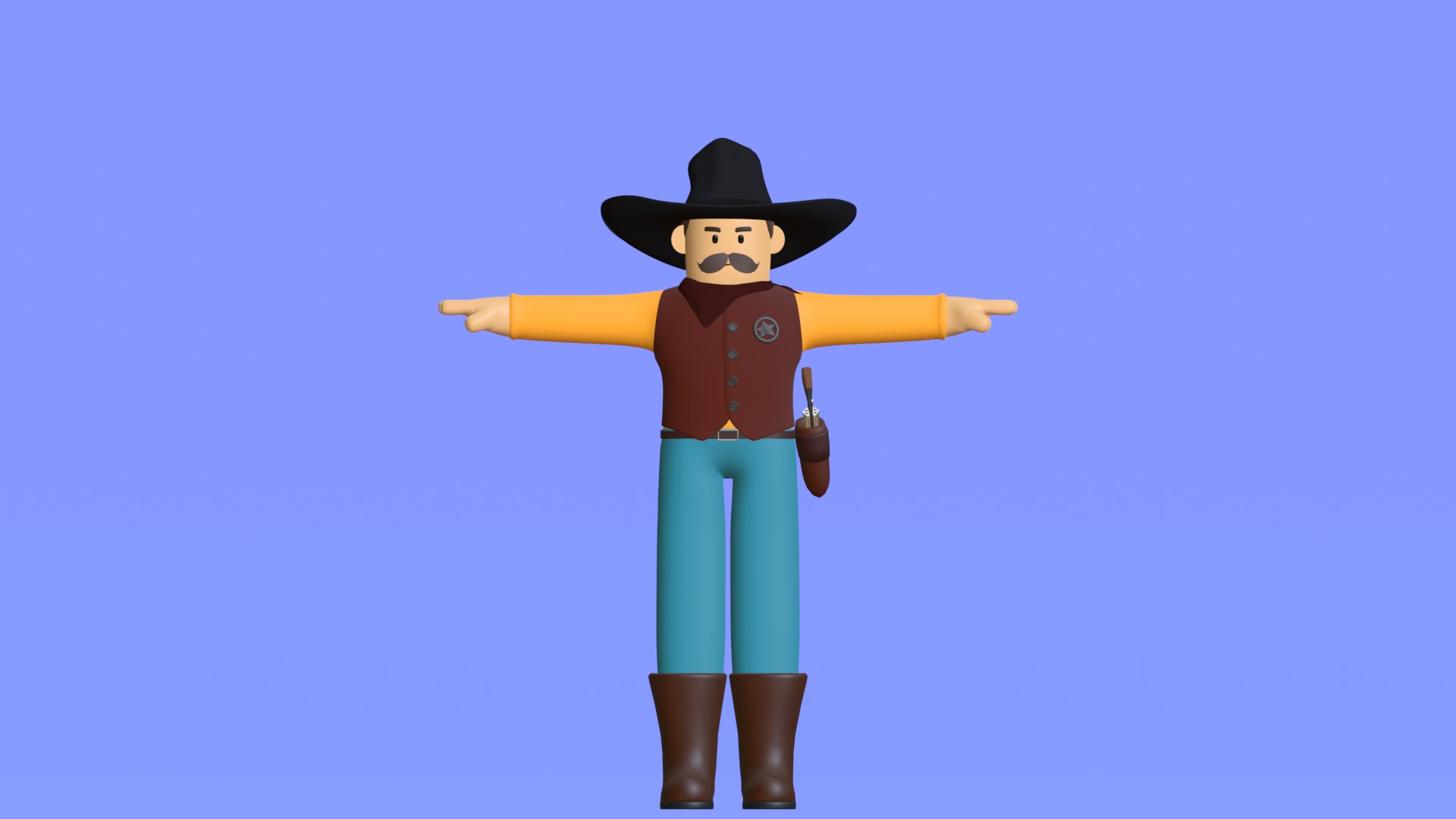 Minimal Cowboy 3D Cartoon Character model https://p.turbosquid.com/ts-thumb/KN/AgCD3Q/aY/eevee4/png/1633183985/1920x1080/fit_q87/93d592a0b3c059a4ad5f693a4e0eb9d1b5564ffd/eevee4.jpg