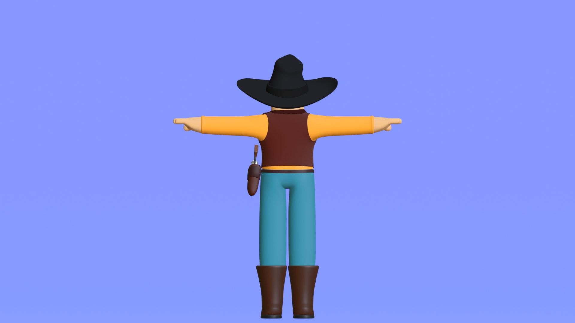 Minimal Cowboy 3D Cartoon Character model https://p.turbosquid.com/ts-thumb/KN/AgCD3Q/oD/eevee2/png/1633183984/1920x1080/fit_q87/f7ccdd5a9d52a0c33f1b77a2f35723f3ef01028e/eevee2.jpg