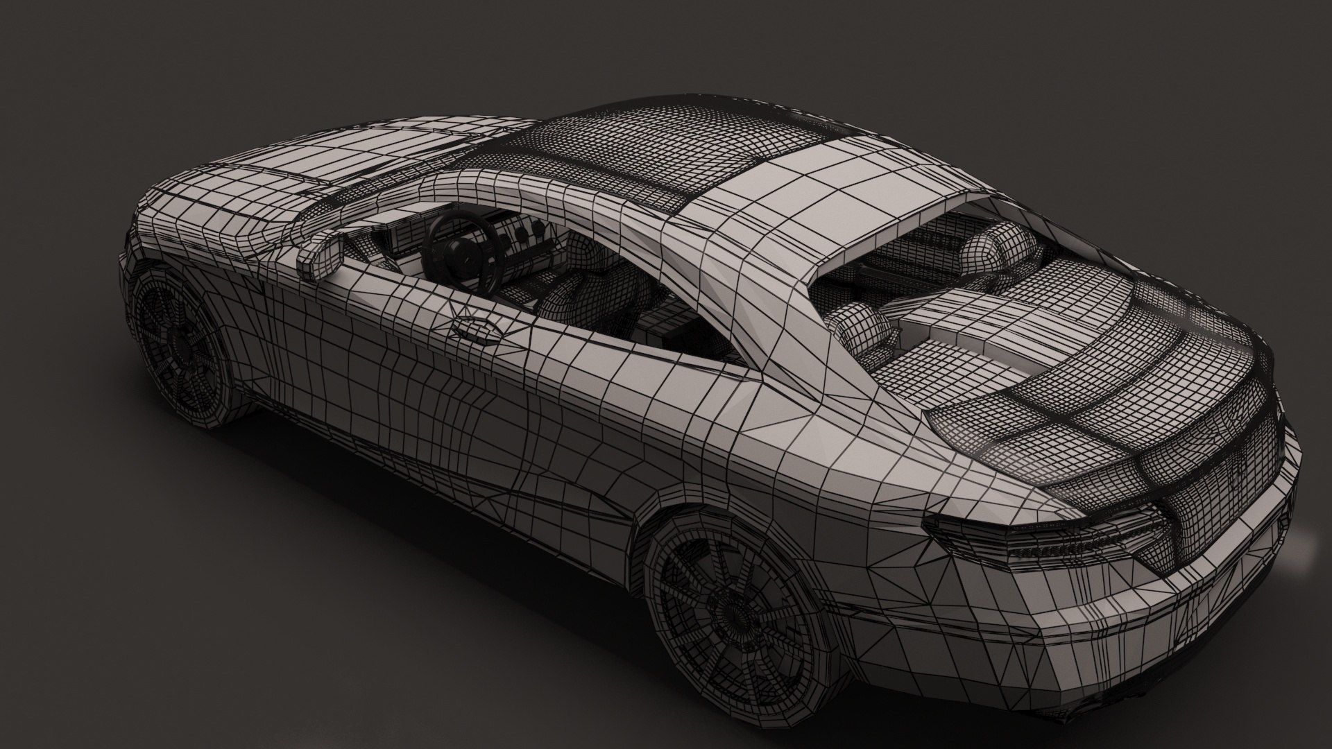 3D Model Mercedes-benz S Class Coupe - TurboSquid 1650353