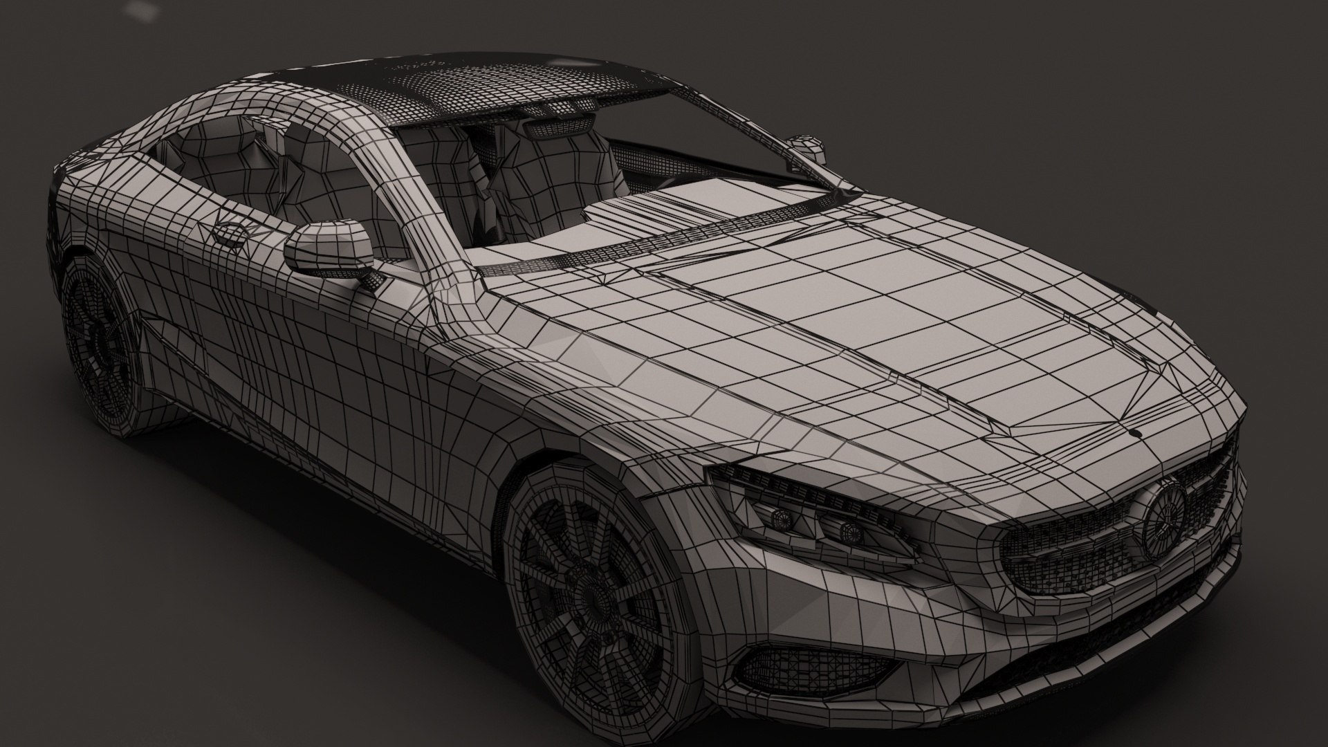 3D Model Mercedes-benz S Class Coupe - TurboSquid 1650353