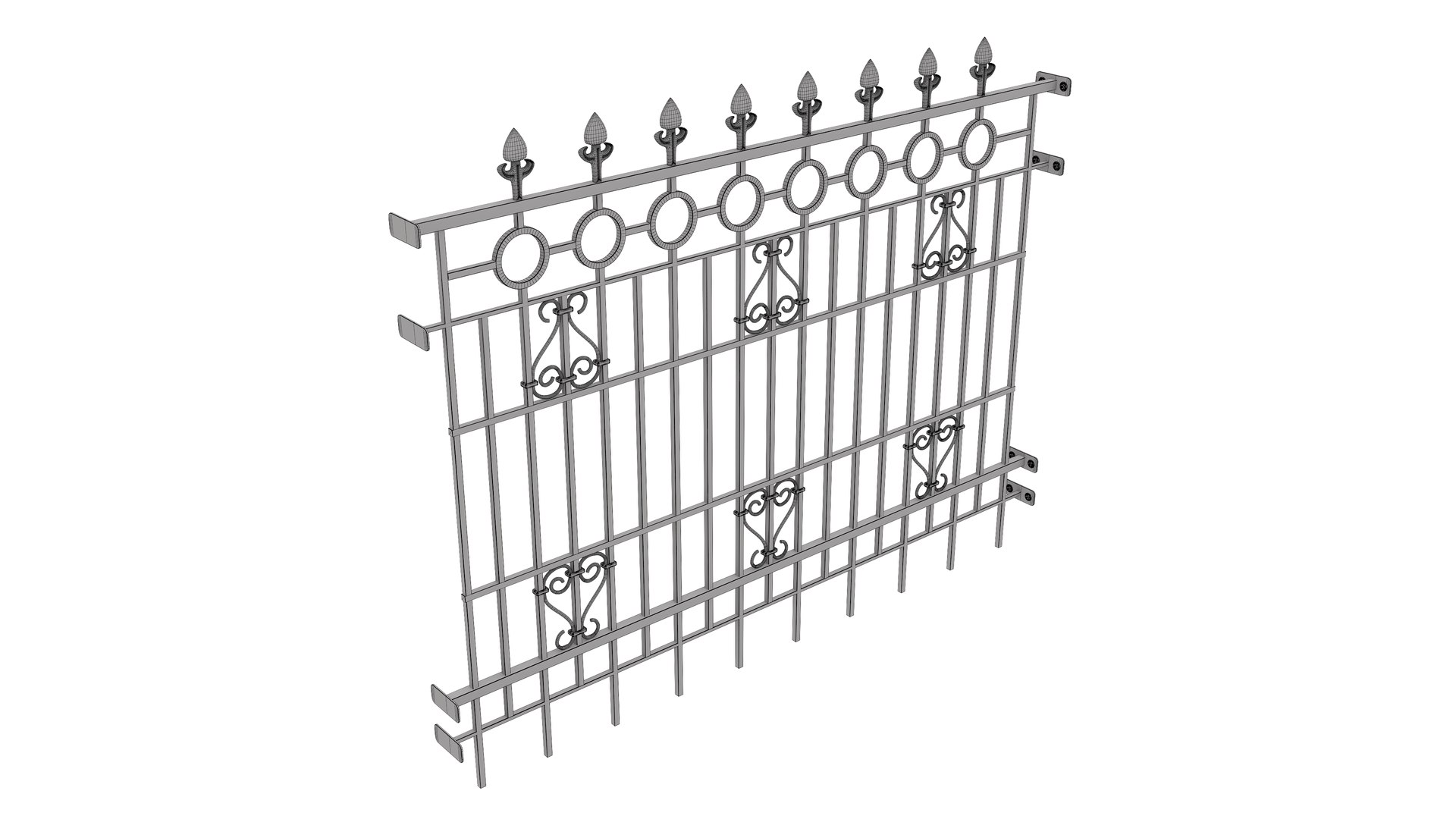 Railing Model - TurboSquid 2257330