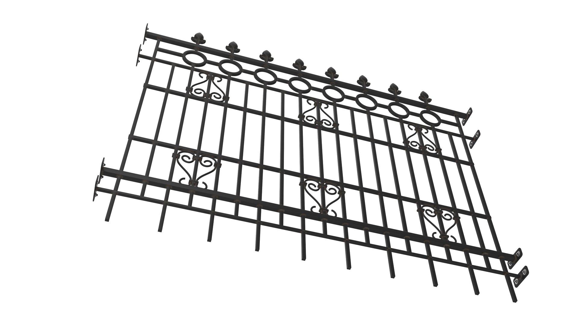 Railing Model - TurboSquid 2257330