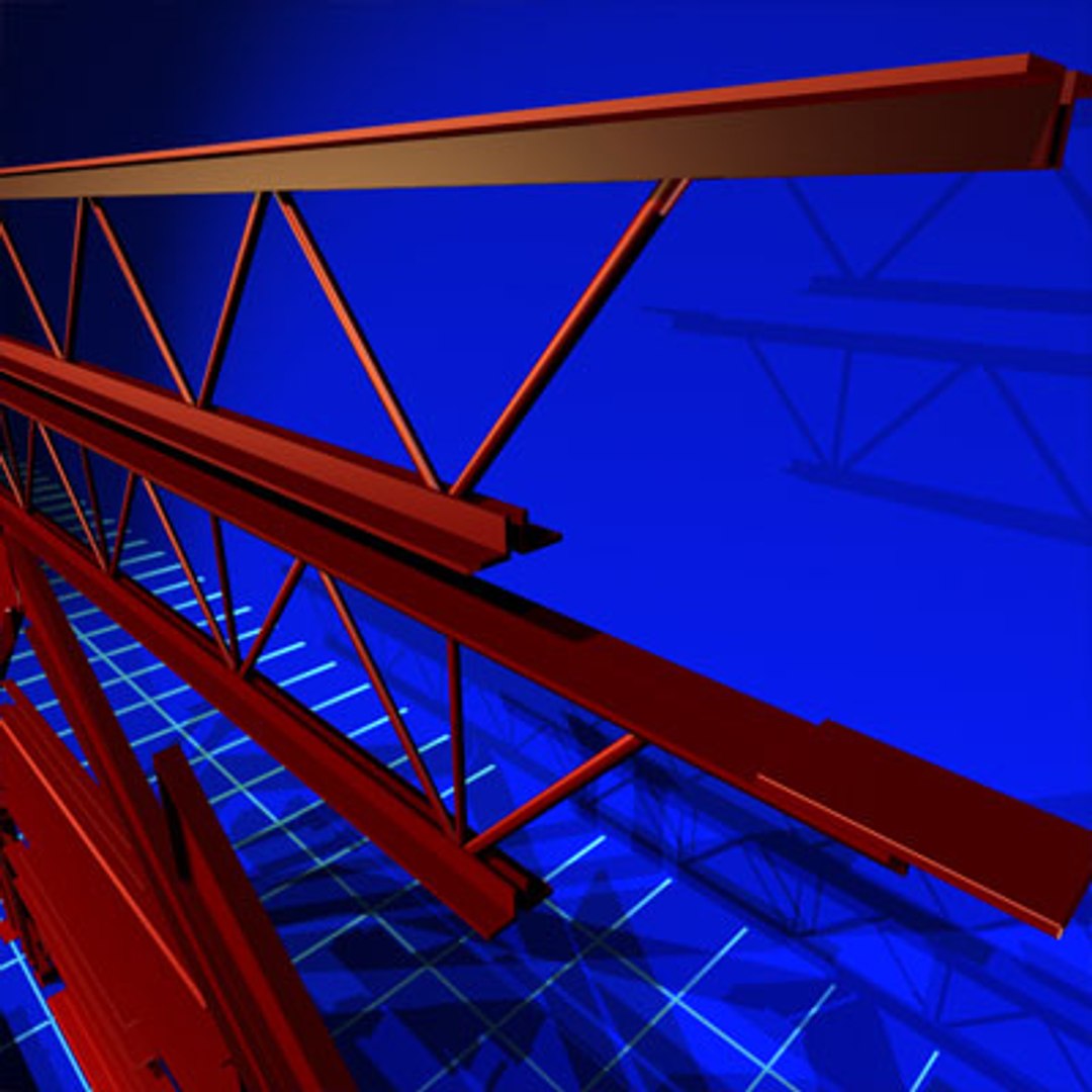 Steel Structure Parts 01 3ds