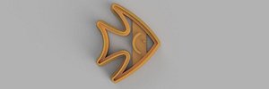 FISH COOKIE CUTTER 3D model