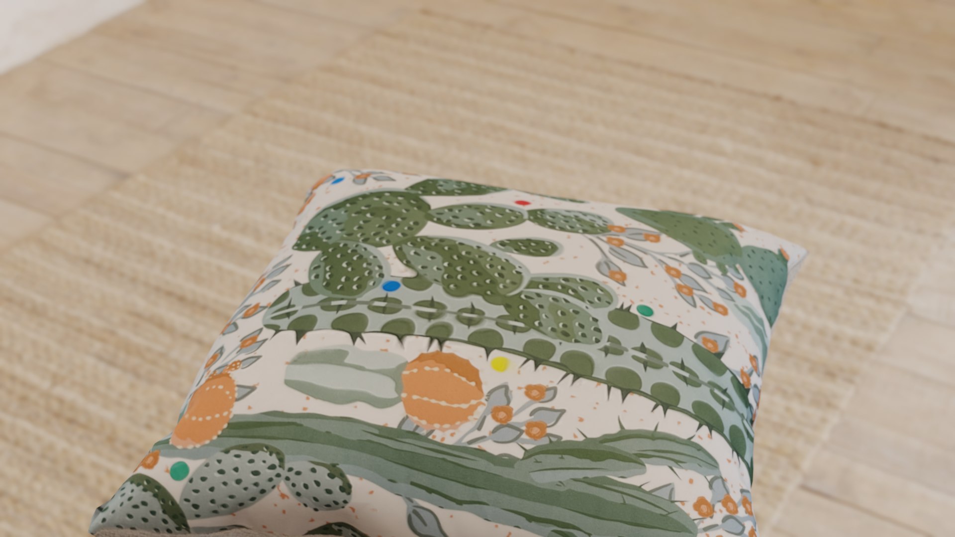 2 Types Of Cushion Set 3D Model - TurboSquid 1853159