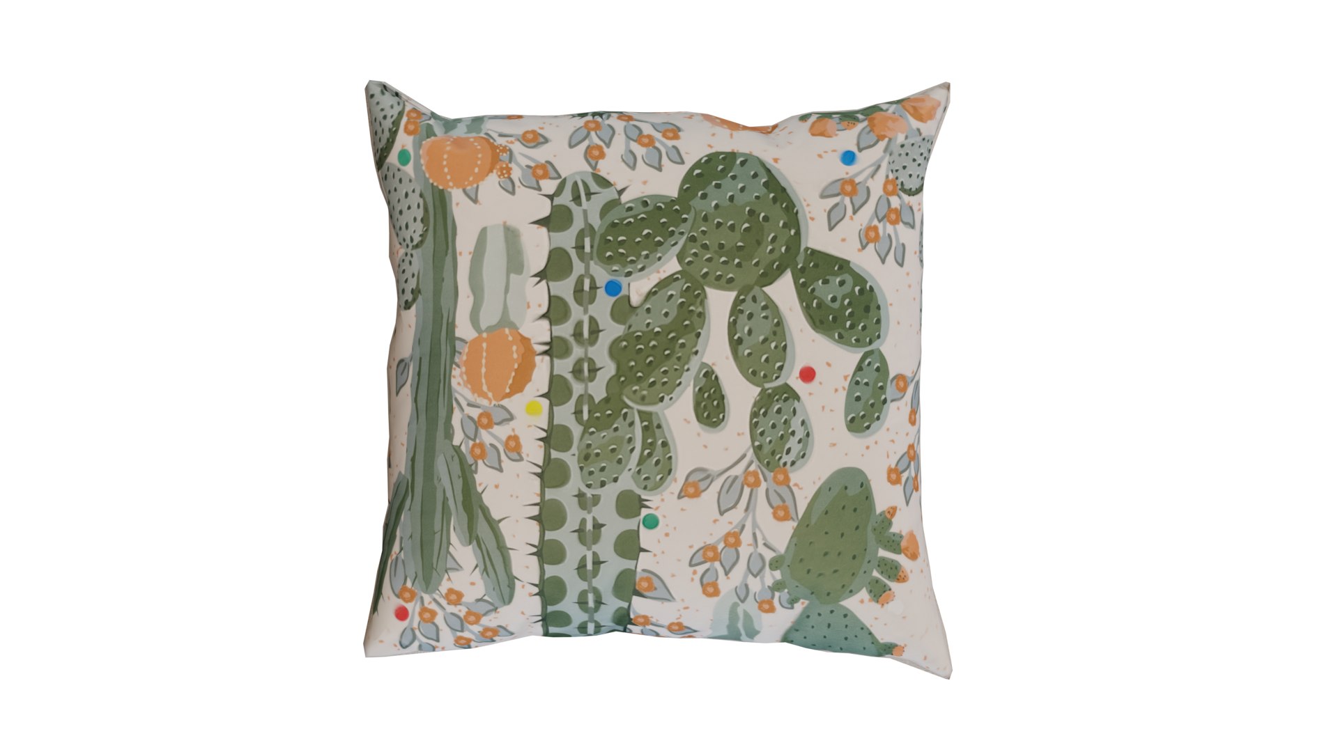 2 Types Of Cushion Set 3D Model - TurboSquid 1853159