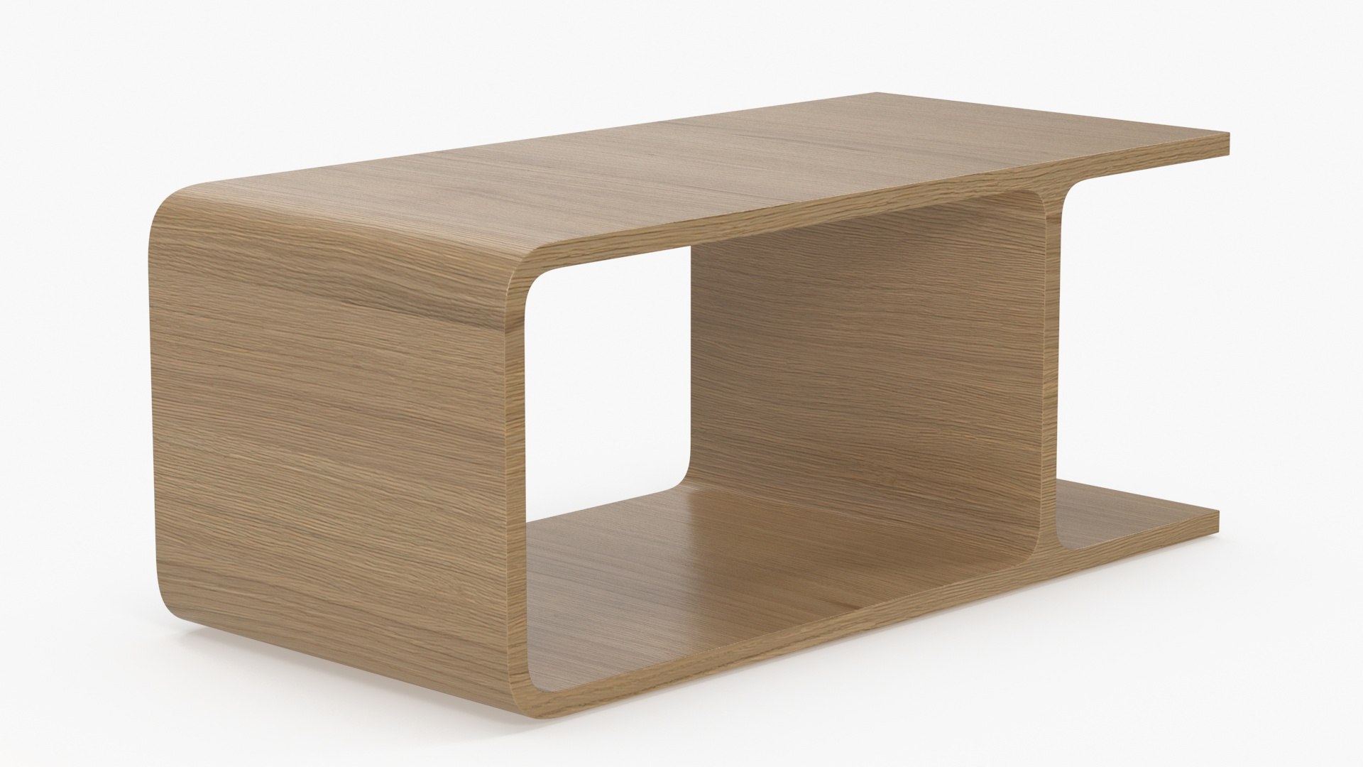 Contemporary Bedside Table 3D model preview